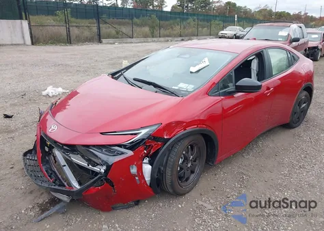 2025 Toyota Prius Plug-In Hybrid Se из США, поврежденный, VIN JTDACACU8S3047052